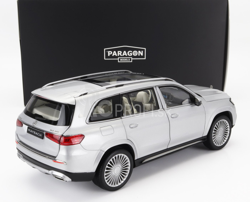 Paragon-models Mercedes benz Maybach Gls-class Gls600 4-matic (x167) 2019 1:18 Strieborný