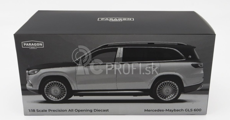 Paragon-models Mercedes benz Maybach Gls-class Gls600 4-matic (x167) 2019 1:18 Strieborný