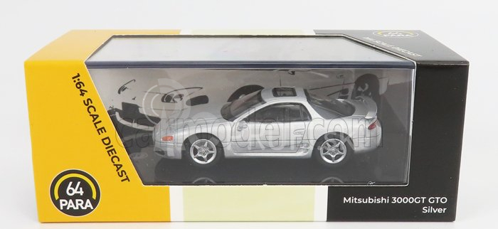 Paragon-models Mitsubishi 3000gt Gto Coupe 1991 1:64 Strieborná