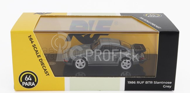 Paragon-models Porsche 911 930 Ruf Btr Slantnose Lhd 1986 1:64 Sivá