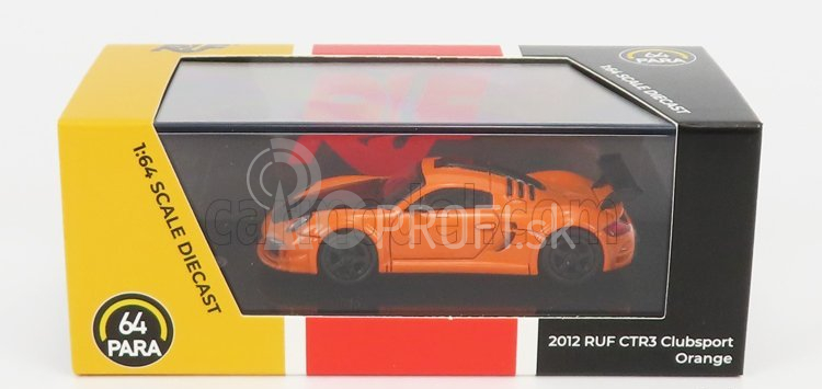 Paragon-models Porsche Gt Ruf Ctr3 Clubsport 2012 1:64 Oranžová