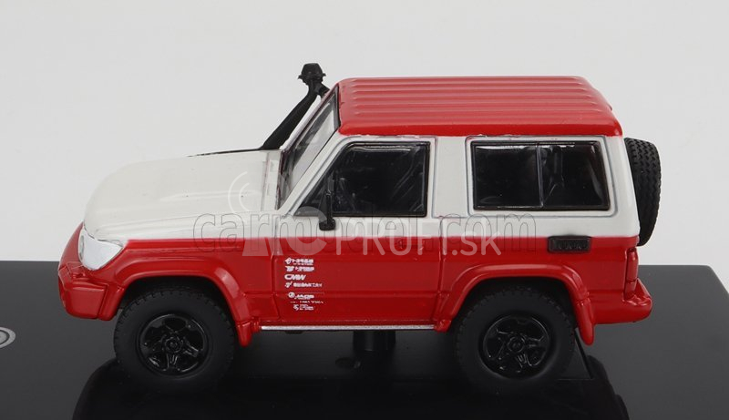 Paragon-models Toyota Land Cruiser 71 Swb Lhd 2014 1:64 červená biela