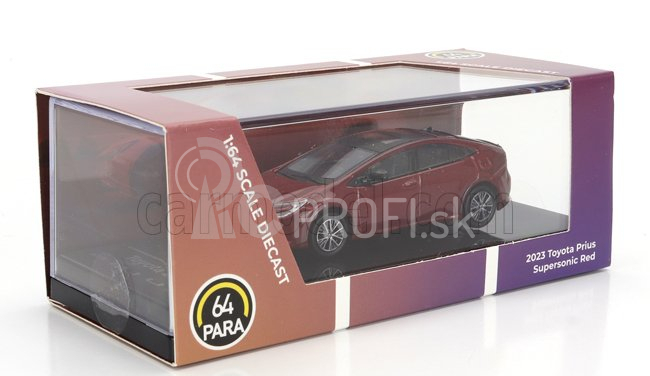 Paragon-models Toyota Prius Lhd 2023 1:64 Red Met