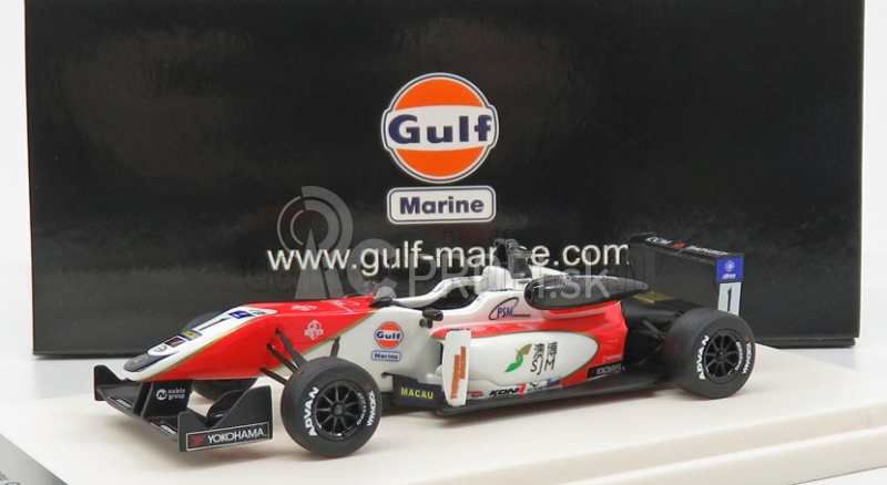 Peako Mercedes benz F3 Team Gulf Prema Power N 1 Macau Gp Champion Sezóna 2015 F.rosenqvist 1:43 Biela červená čierna