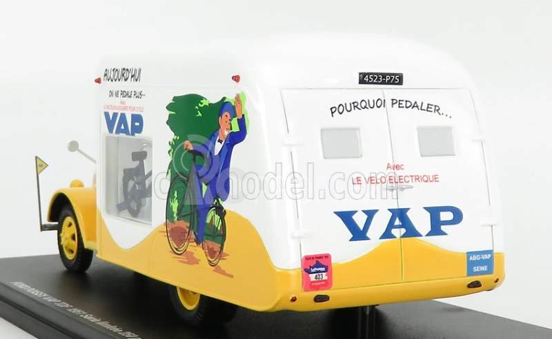 Perfex Ford usa Truck Van Poissy Vap Tdf 1951 1:43 žltá biela