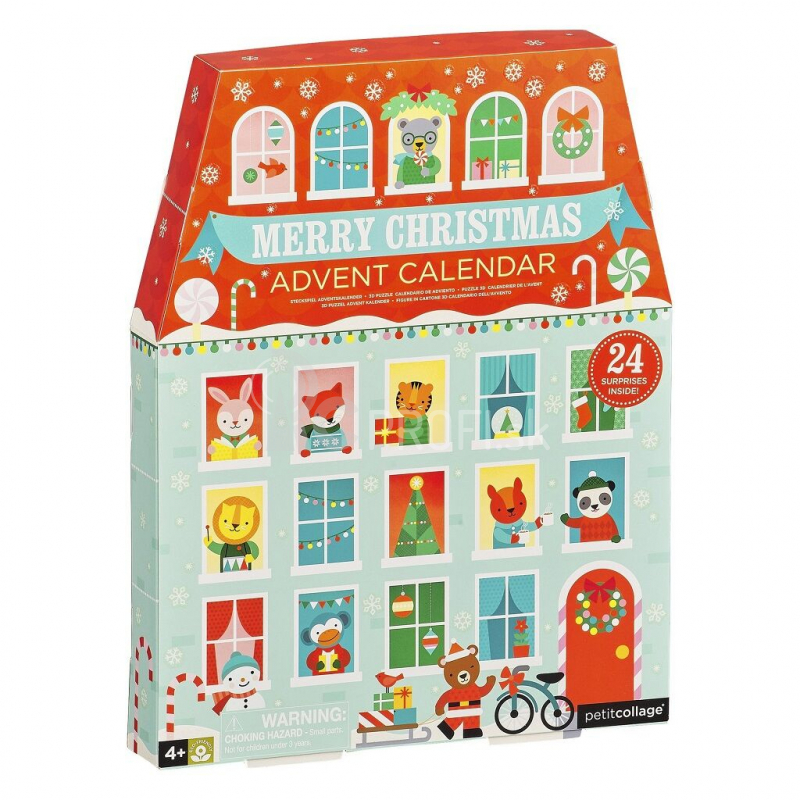 Petit Collage Vianočný adventný kalendár Poškodený obal