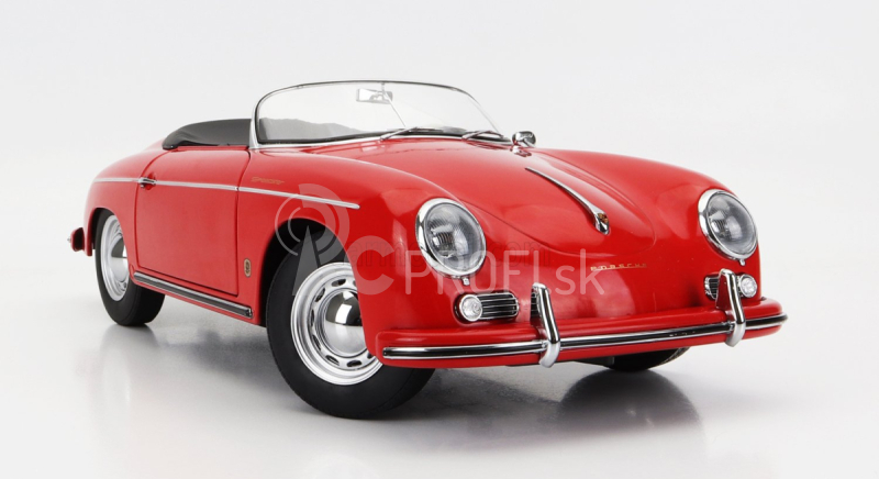 Porsche 356a Speedster 1955 v mierke 1:12 Červená