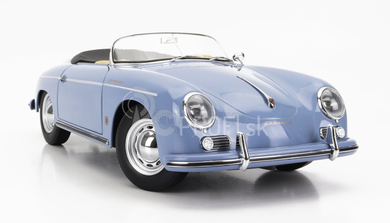 Porsche 356a Speedster 1955 v mierke 1:12, svetlo modrá