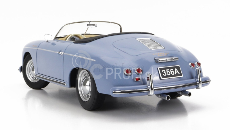 Porsche 356a Speedster 1955 v mierke 1:12, svetlo modrá