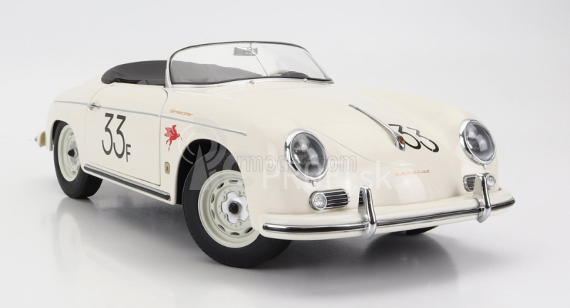 Porsche 356a Speedster N 33 1955 v mierke 1:12 biela