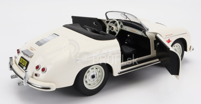 Porsche 356a Speedster N 33 1955 v mierke 1:12 biela