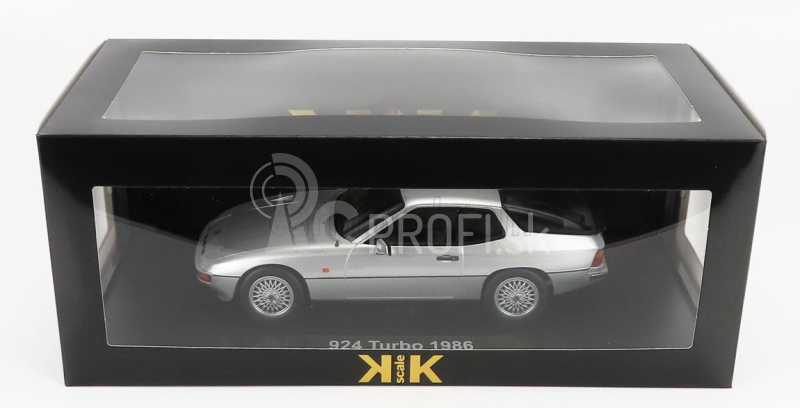 Porsche 924 Turbo Coupe 1986 v mierke 1:18 strieborná