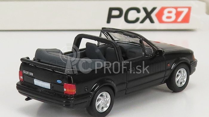 Premium classixxs Ford england Escort Mkiv Cabriolet Open 1986 1:87 čierna