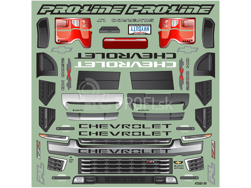 Pro-Line 1:8 Chevrolet Silverado 2500 HD 2021 (E-Revo 2.0, Maxx)