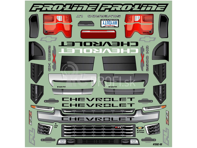 Pro-Line Chevrolet Silverado 2500 2021 HD 1:8 (Arrma Kraton 6S)