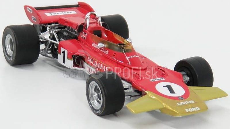 Quartzo Lotus F1 72d Team Lotus N 1 French Gp 1971 E.fittipaldi 1:43 Červené zlato