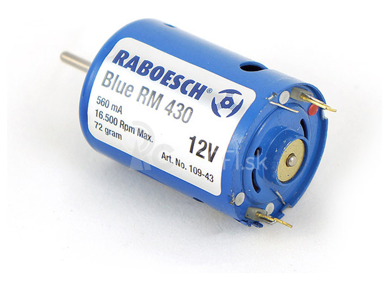 Raboesch DC motor Blue RM-430 12V