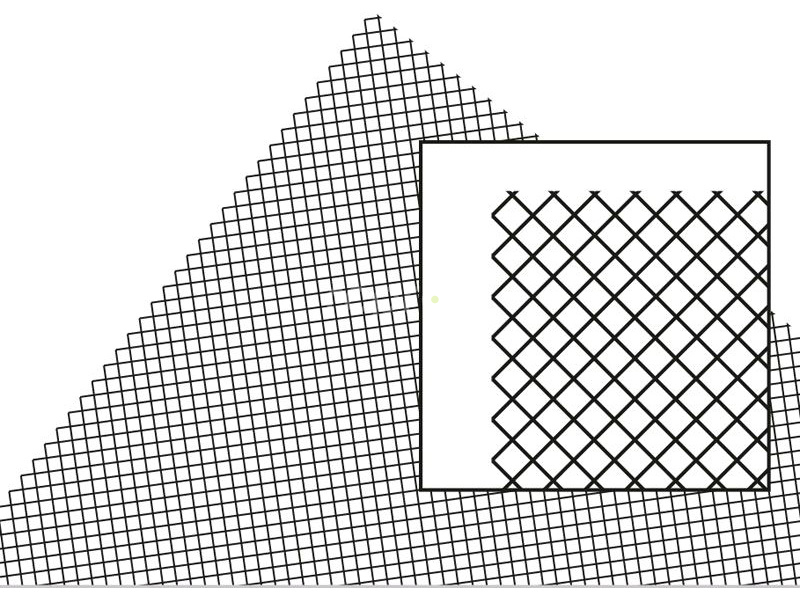 Raboesch PVC mriežka hrubej štruktúry 0,32x185x290mm (2)