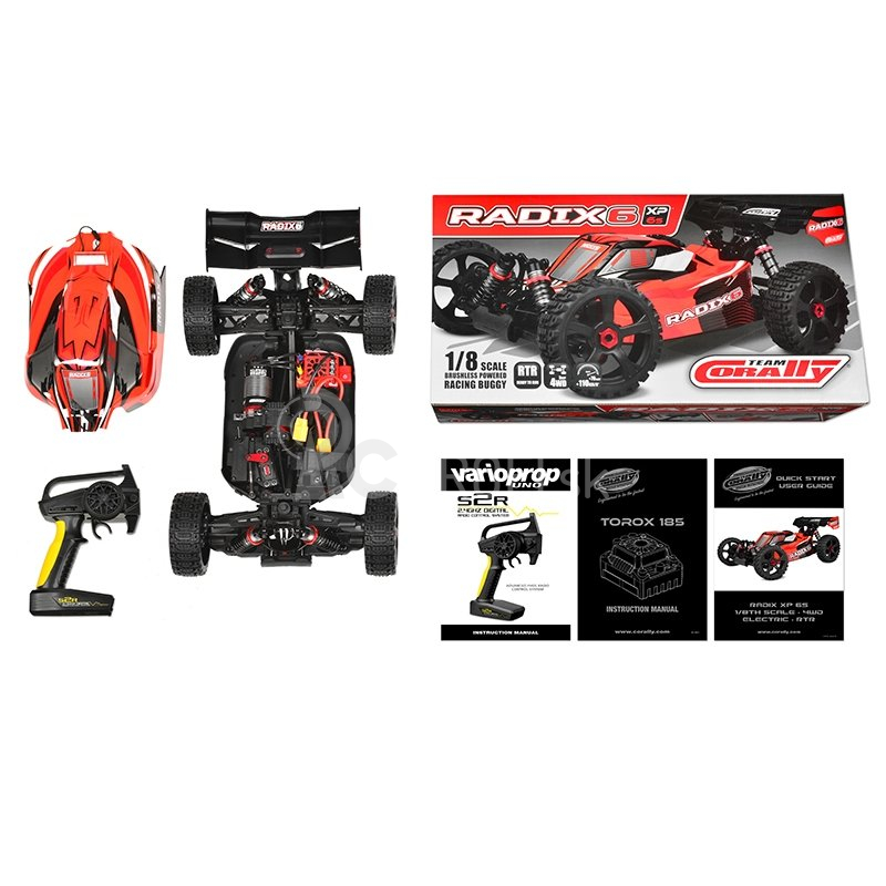 RADIX XP 6S Model 2021 – 1/8 BUGGY 4WD – RTR – Brushless Power 6S