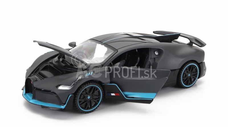 Rastar Bugatti Divo 2018 1:32 sivá svetlomodrá