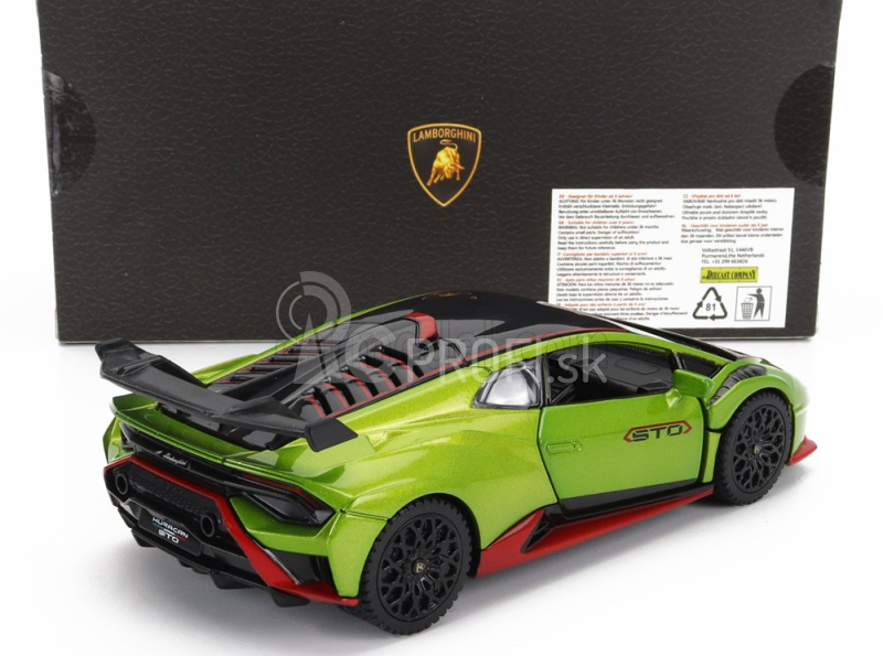 Rastar Lamborghini Huracan Sto Lp640-2 2021 1:32 zelená oranžová