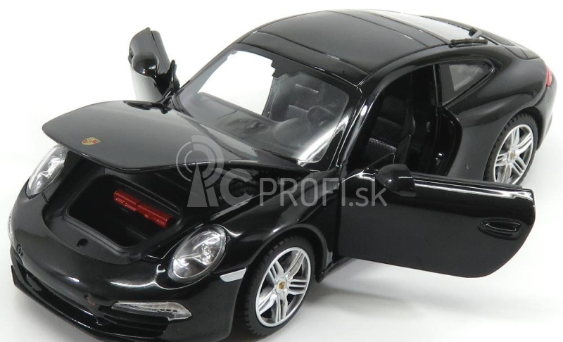 Rastar Porsche 911 991 Carrera S Coupe 2012 1:24 čierna