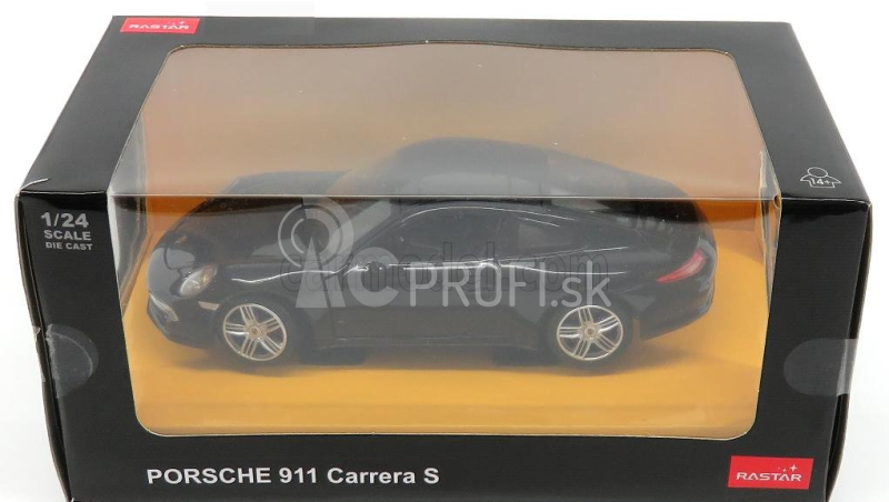 Rastar Porsche 911 991 Carrera S Coupe 2012 1:24 čierna