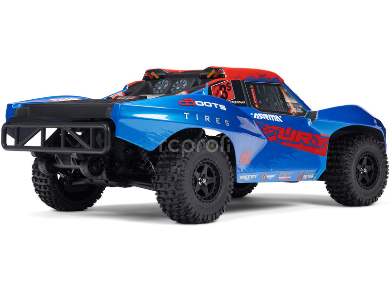 RC auto Arrma Fury 223S BLX 2WD 1:10 RTR DSC, fialová