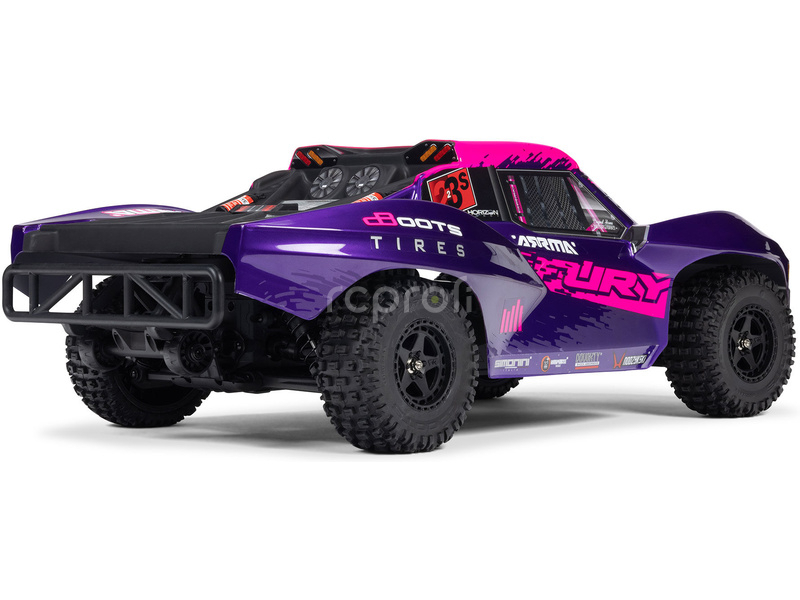 RC auto Arrma Fury 223S BLX 2WD 1:10 RTR DSC, modrá