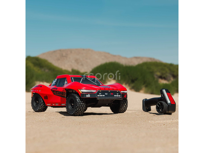 RC auto Arrma Fury Mega 550 1:10 RTR, červené