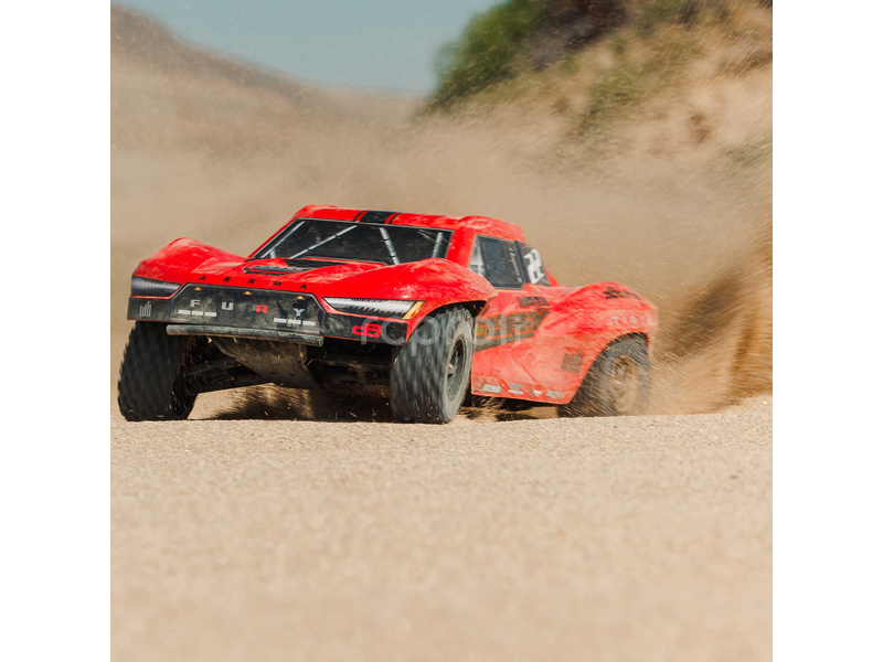 RC auto Arrma Fury Mega 550 1:10 RTR, červené