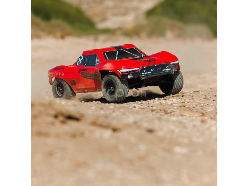 RC auto Arrma Fury Mega 550 1:10 RTR, červené