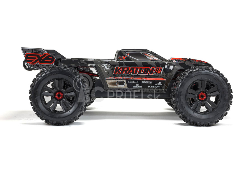 RC auto Arrma Kraton 8S BLX 1:5 4WD EXB RTR, čierne