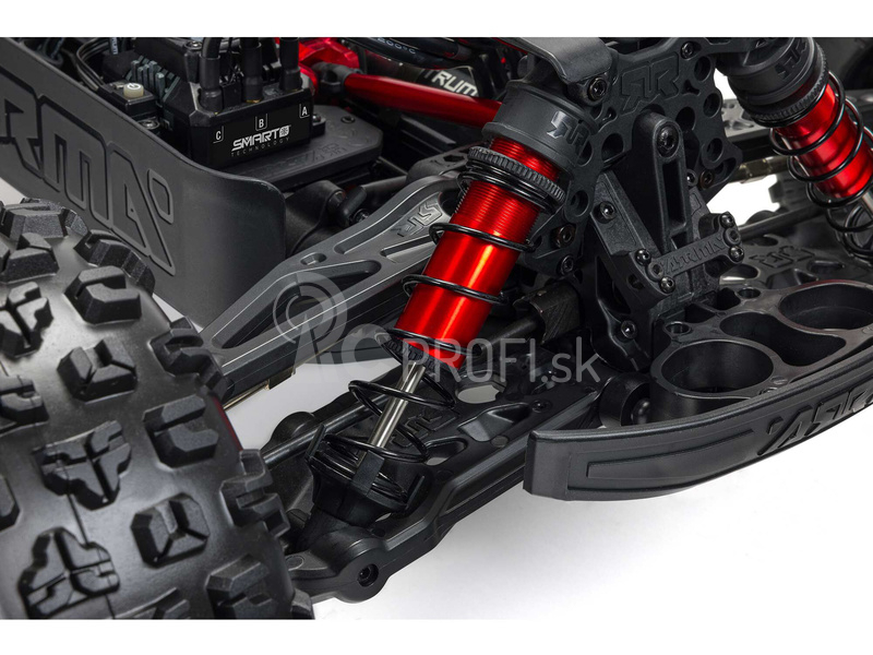 RC auto Arrma Kraton 8S BLX 1:5 4WD EXB RTR, čierne