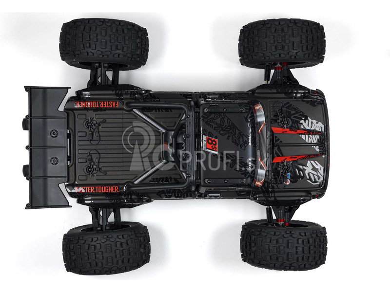 RC auto Arrma Outcast 8S BLX 1:5 4WD EXB RTR, čierne