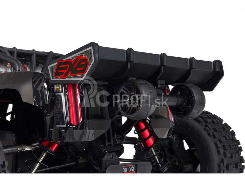 RC auto Arrma Outcast 8S BLX 1:5 4WD EXB RTR, čierne