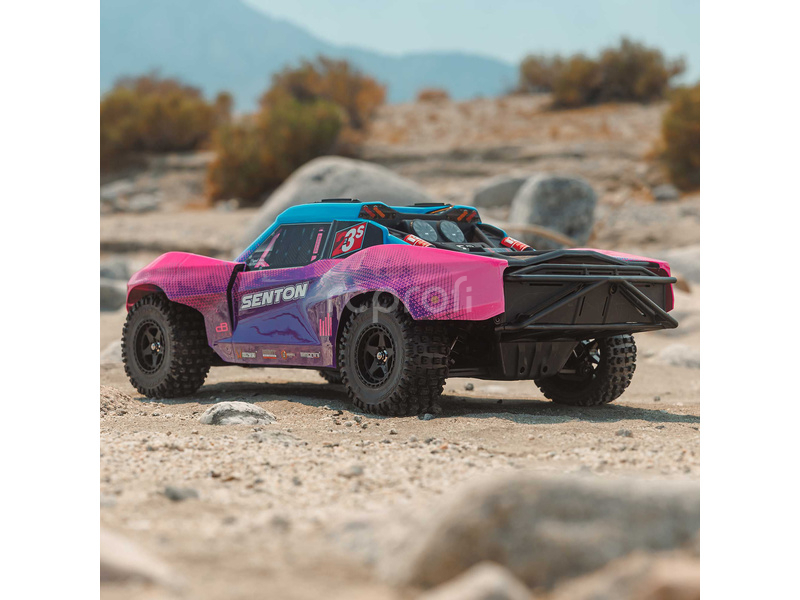 RC auto Arrma Senton 223S BLX 4WD 1:10 RTR DSC, modré