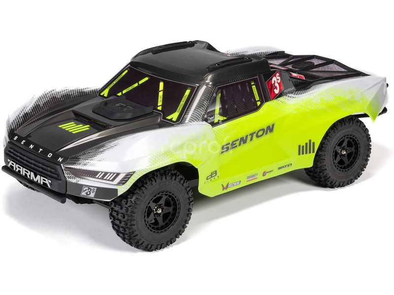 RC auto Arrma Senton 223S BLX 4WD 1:10 RTR DSC, modré