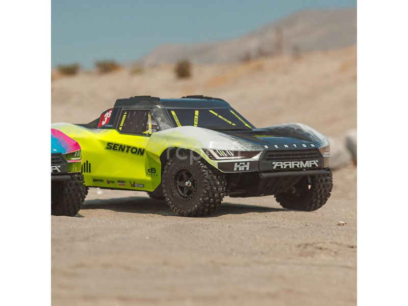 RC auto Arrma Senton 223S BLX 4WD 1:10 RTR DSC, modré