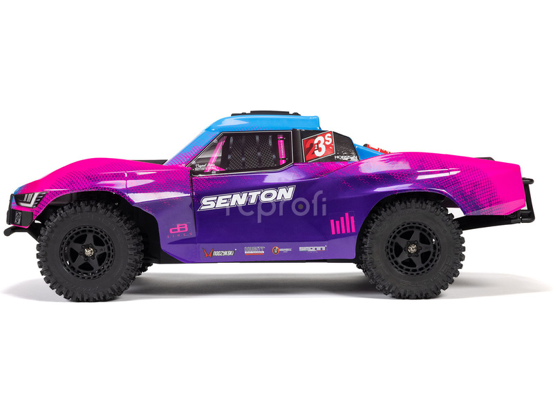 RC auto Arrma Senton 223S BLX 4WD 1:10 RTR DSC, modré