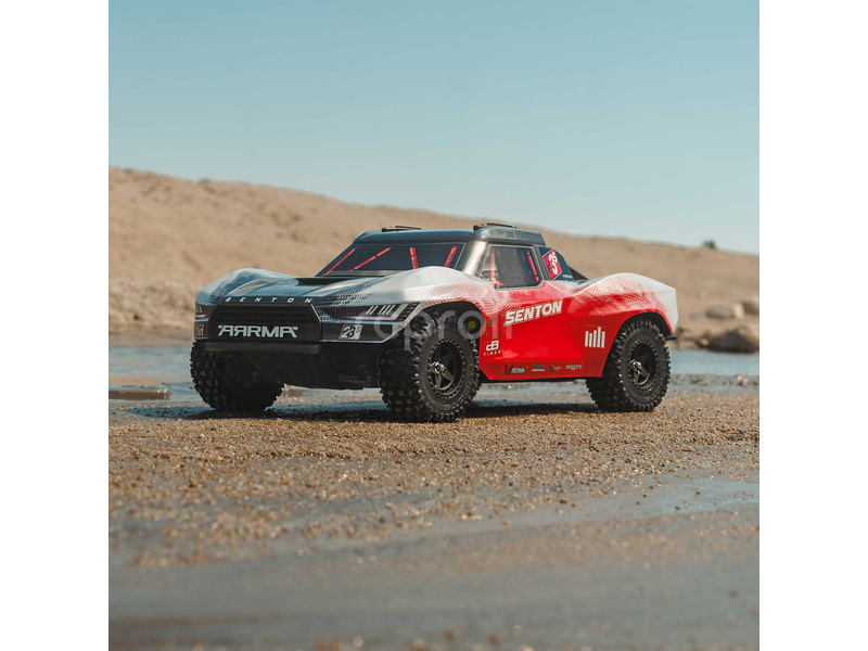 RC auto Arrma Senton 223S BLX 4WD 1:10 RTR DSC, modré