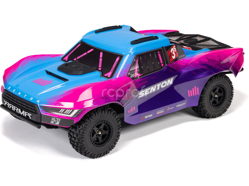 RC auto Arrma Senton 223S BLX 4WD 1:10 RTR DSC, žltá