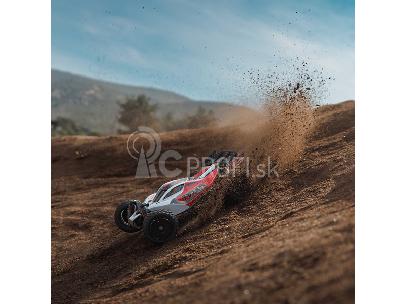 RC auto Arrma Typhon Grom 1:18 4WD Smart RTR, červené