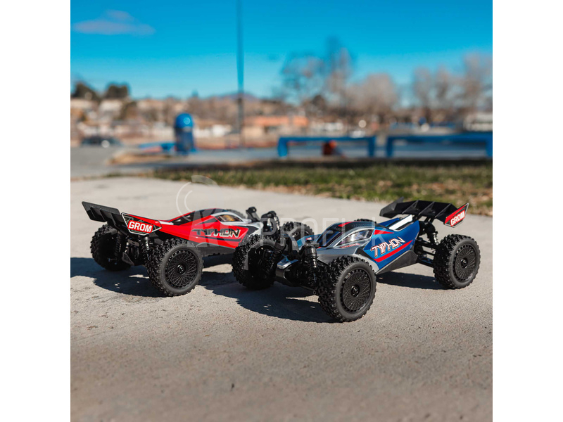 RC auto Arrma Typhon Grom 1:18 4WD Smart RTR, červené