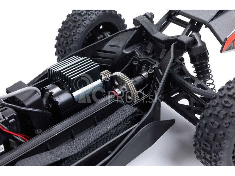 RC auto Arrma Typhon Grom 1:18 4WD Smart RTR, červené