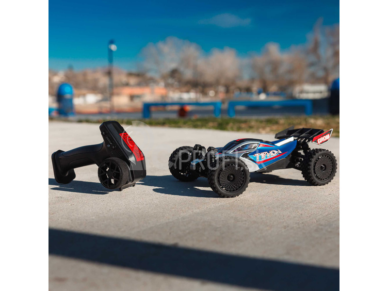 RC auto Arrma Typhon Grom 1:18 4WD Smart RTR, modré