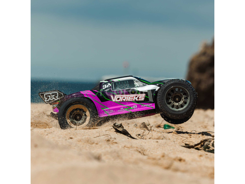 RC auto Arrma Vorteks Mega 550 1:10 RTR, fialové