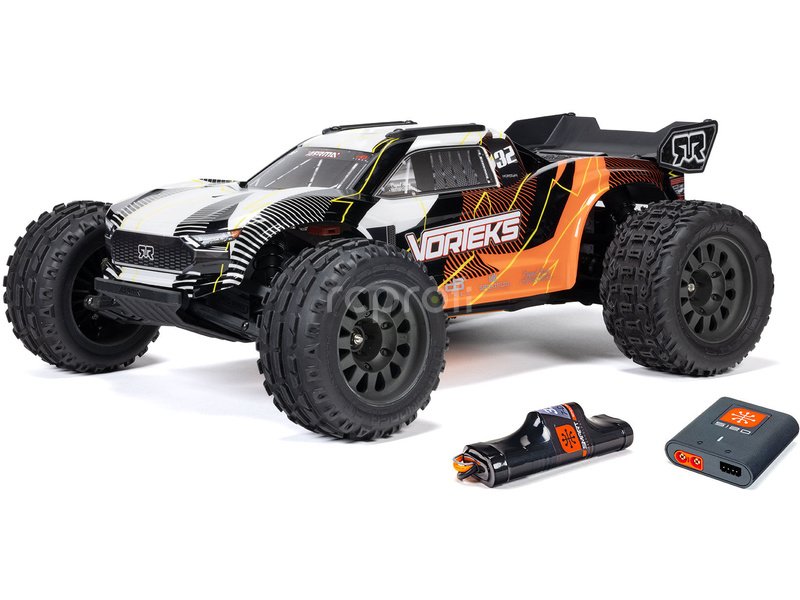 RC auto Arrma Vorteks Mega 550 1:10 RTR, fialové