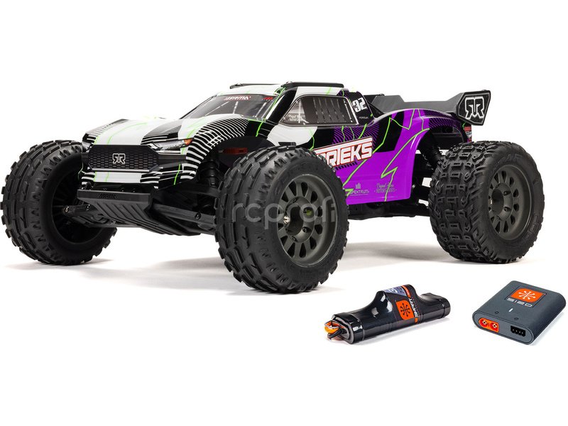 RC auto Arrma Vorteks Mega 550 1:10 RTR, fialové