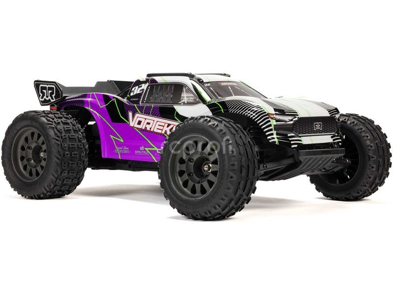 RC auto Arrma Vorteks Mega 550 1:10 RTR, fialové